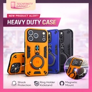 IP 17 Pro Max 17 Pro 17 Magnetic Armor Ring Case