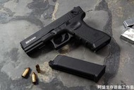 【阿盛生存遊戲工作室】KJ KP-18 GLOCK 18 黑色 半金屬 CO2短槍