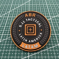 Tactical Morale Patch 511 Magic Stick Chapter Camouflage Reflective Sparta IR PVC Badge for Sports B