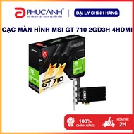 MSI GT 710 2GD3H 4HDMI Video Card - Genuine Product,