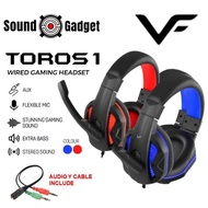 Vinnfier TOROS 1 2024 Wired Gaming Headset Headphone Microphone Over-Ear Headphones