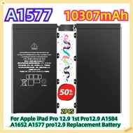 A1577 For Apple iPad Pro 12.9 1st Pro12.9 A1584 A1652 A1577 pro12.9 Replacement Battery 10307mAh 2pc