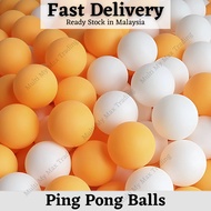 50pcs 40mm Table Tennis Balls Ping Pong Ball Bola Training PP Material White Orange 乒乓球