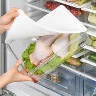 Transparent Plastic Refrigerator Storage Box Drawer Crisper Food Grade Egg Carton Hanging Storage Box Shelf Boxes