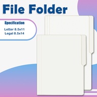 File Folder White Long and Short 14 points 1 ream 100 pcs