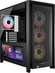 CORSAIR Frame 4000D LCD RS ARGB Modular Mid-Tower ATX PC Case - XENEON Edge LCD Touch Screen, Infini