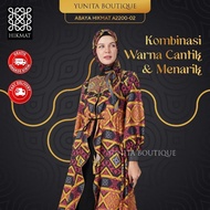 [SIAP KIRIM] ABAYA HIKMAT A2200-02 GAMIS ELEGAN MEWAH PAKAIAN BAJU MUSLIM WANITA ORIGINAL BY ABAYAHI