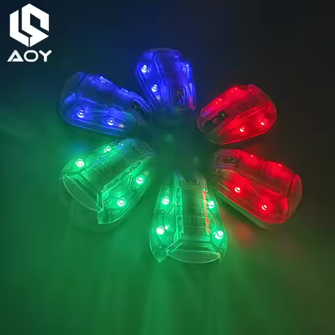 Helmet Waterproof Ladybird Lamp Signal Flash Light RD/GN/BU IR Strobe Tactical GEN3 Survival Safety