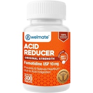 WELMATE - Famotidine Acid Reducer, 10mg - Original Strength - Heartburn Relief - Acid Indigestion - 