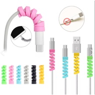 Cable Protector Silicone Charging Cord Protector Cable Winder Wire Charger Protector Cable Organizer