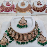 Indian choker necklace Indian necklace/ set Indian accessories necklace/ Indian necklace jewelry set