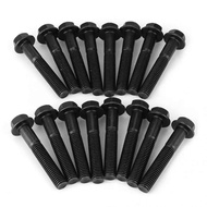 16pcs Car Auto Exhaust Manifold Bolt Kit F4TZ-9S425-A Fit for Ford F250  Diesels Engine 7.3L 1994-20