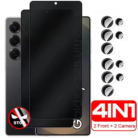4In1 Privacy Screen Protector For Samsung Galaxy S25 Ultra S 25 Plus 25Ultra Anti-spy Glass SamsungS