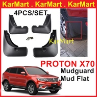 Proton X70 2020 2021 Mudguard Mud flat Auto Car Accessories Wheel Mudguard Flaps Fender Protector X-70 front rear tayar