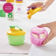 Tupperware Milk Dispenser 3 Compartment I bekas susu bayi / milk powder dispenser / travel baby milk