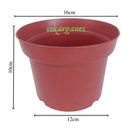 PROMO PROMO LUSINAN Pot Bunga Murah /Pot Tanaman /Pot Plastik uk 17 CM