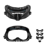 AMVR Upgraded Leather Face Mask Cover for Meta Quest 3 Interface Silk Fabric Replacement Pad VR Glas