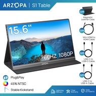 Refurbished ARZOPA S1 Table – 15.6" Portable Monitor, FHD 1080P Second Screen HDMI USB C Gaming Moni