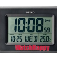 Wacthhappy Wall Clock ALARM SEIKO ORIGINAL QHL058K DIGITALQHL058