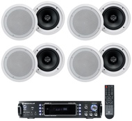 Rockville Bundle: (1) Rockville RPA60BT V2 1000 Watt 2-Ch USB Bluetooth DJ/Pro/Karaoke Amplifier Mix