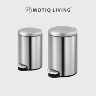 [Motiq.L] 12-20L MCirq Stainless Steel Pedal Bin with Soft Close /Step Bin/Trash Bin/Rubbish Bin/Off