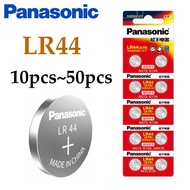 10-50pcs Original Panasonic A76 LR44 AG13 357 SR1154 LR1154 SR44 LR 44 Alkaline Batteries For Calcul