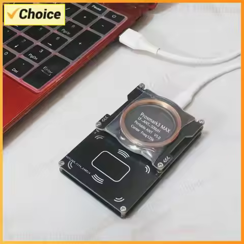 Proxmark3 MAX Kit Badge Reader 13.56Mhz 125Khz Smart Programmer Writer Type-C+Micro NFC Smart Card W