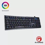 【MARVO】青軸 RGB 機械式 電競鍵盤 可換軸 全鍵無衝突 KG935 (英文版) 樂維科技原廠公司貨