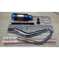 ♞,♘GSX S150 FULL EXHAUST SYSTEM