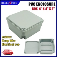 PVC Enclosure Box 4 x 4 (CLIP IN) 4'' X 4'' X 2'' (WATERPROOF)