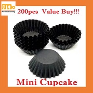 No.1 Black Paper Baking Cup (200pcs)