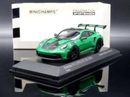 【M.A.S.H】現貨特價  Minichamps 1/43 Porsche 992 GT3 RS 2023 綠 黑輪