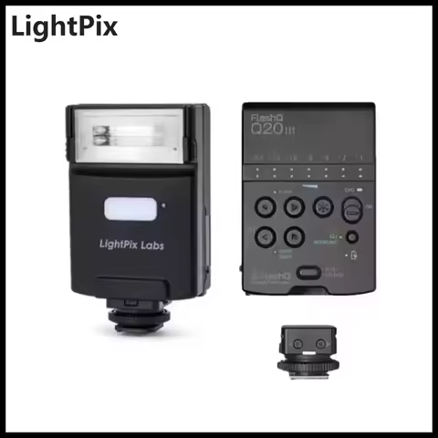 LightPix FLashQ Q20 III Wireless Flash Speedlite LED Fill Light On-camera Flash for Sony Canon Fuji 