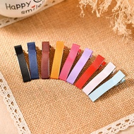 10 pcs DIY Ribbed Band Hairclip Hairbows Chic Hair Accessories Fashion Hair Barrette Hair Snap Clip