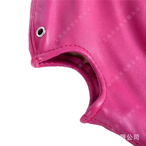 Cosplay Head Restraints Headgear Fetish Wear Bdsm Tools Open Mouth Leather Mask Bondage Hood Adult G