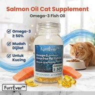 FURREVER Salmon Oil for Cat Omega 3 Fish Oil Cat Supplement Minyak Ikan Untuk Kucing Cat Fish Oil