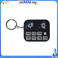 Mini Music DJ Keychain Musical Instrument Sound Button Toy Pendant Keyring Gift