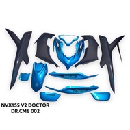 Yamaha Nvx Aerox Nvx155 v2 Cover Set Doctor Coverset Nvx v2  Ready Stock 