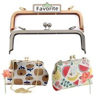 FAVORITEGOODS Purse Clasp Frame, Vintage Bag Hardware Purse Frame Kiss Clasp, Mini Metal Bag Kiss Cl