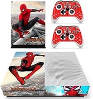 Vanknight Xbox One S Console Controllers Skin Vinyl Sticker Wrap Decals Cover for Xbox One S Console Controllers Spider