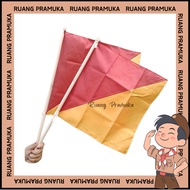 A pair of semaphore flag semaphore sticks