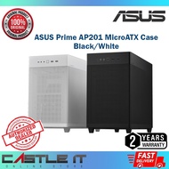Asus AP201 PRIME Case Mesh Micro ATX Chassis Mini ITX Casing BLACK WHITE
