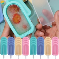 Summer Silicone Ice Cream Popsicle Mold DIY Ice Cream Maker Homemade Tray With Cover Ice-lolly Mold Kitchen Gadgets