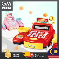 GMSHOP Pretend Cashier Toy Supermarket Cash Register Machine With Light And Sound Mainan Kanak Kanak