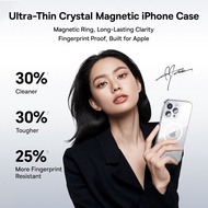 Baseus Crystal Series Clear Magnetic Anti-collision Lens Full Cover Phone Case for iP 16/16 Plus/16 