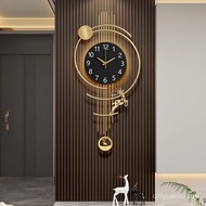 New Swing Wall Clock Living Room Wall Clock New Style Clock Wall Hanging Modern Simple Creative Atmo