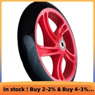 200mm Kick Scooter Wheels for and Adult KickScooters PU Solid Tire Kick Replacement Accessories