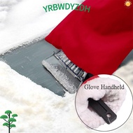 CRBWDK Car Snow Scraper Glove, 2-in-1 Design Warm Glove Car Cleaning, Ideal Scratch-Free Plastic Han