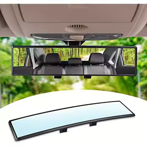 Car Baby Mirrors Interior Rear View Mirror Anti Glare Wide Angle Convex Rearview Mirror Large Vision