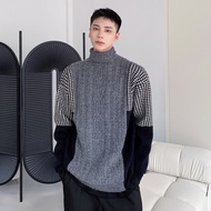 Winter Thick Turtleneck Plaid Sweater - Trendy Outfit Essential